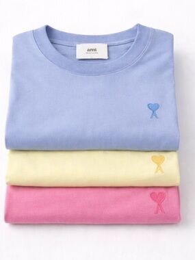 AMI Paris 3-Pack T-Shirts XXL Unisex – Ami de Coeur Embroidered